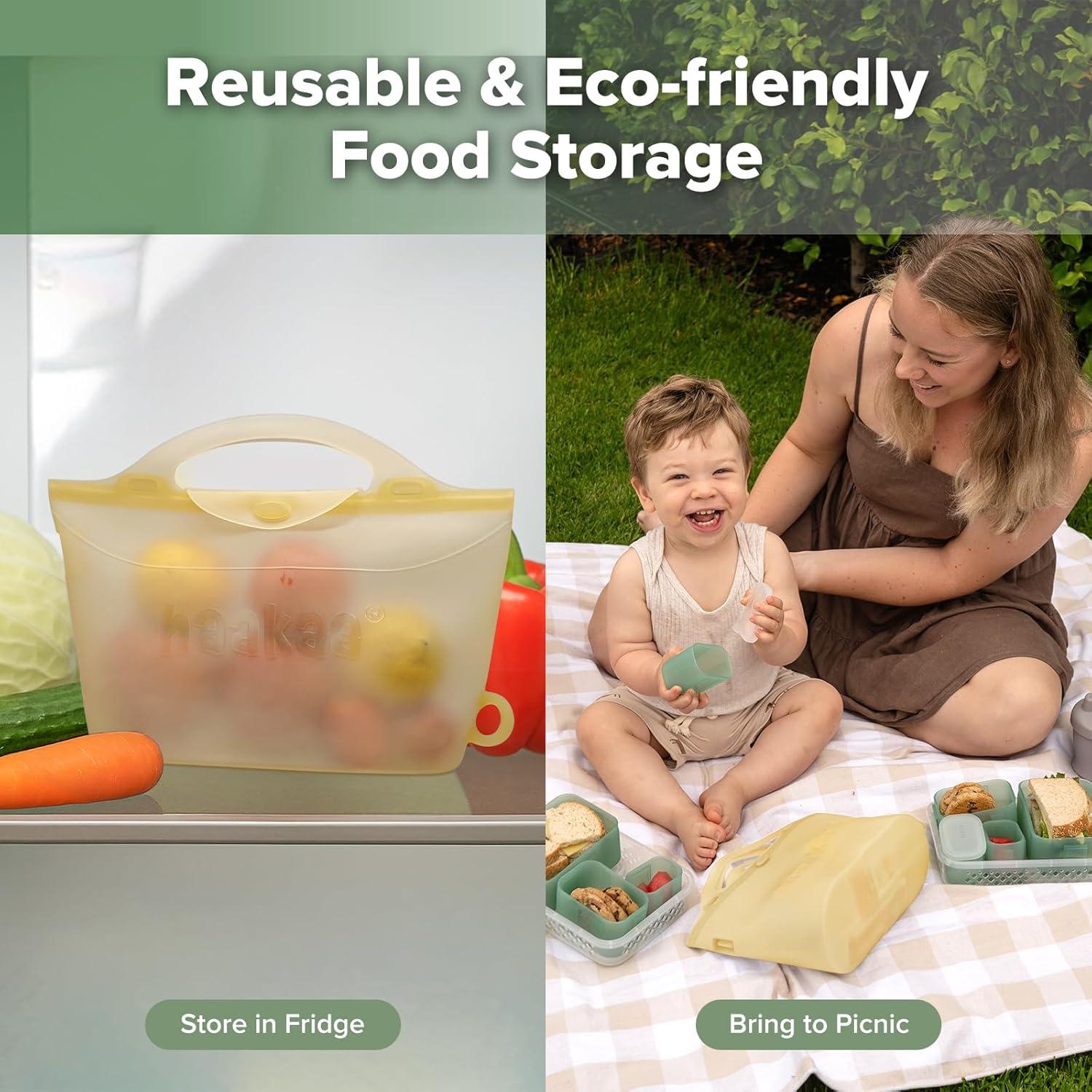 image:imageHaakaa OnTheGo Silicone Microwave Steam Sterilizer Bags for Travel 50oz1500mlReusable Silicone Steaming Bags for Baby Bottles Breast Pump Accessories Pacifiers TeethersGrey2PCSPineapple 2PCS