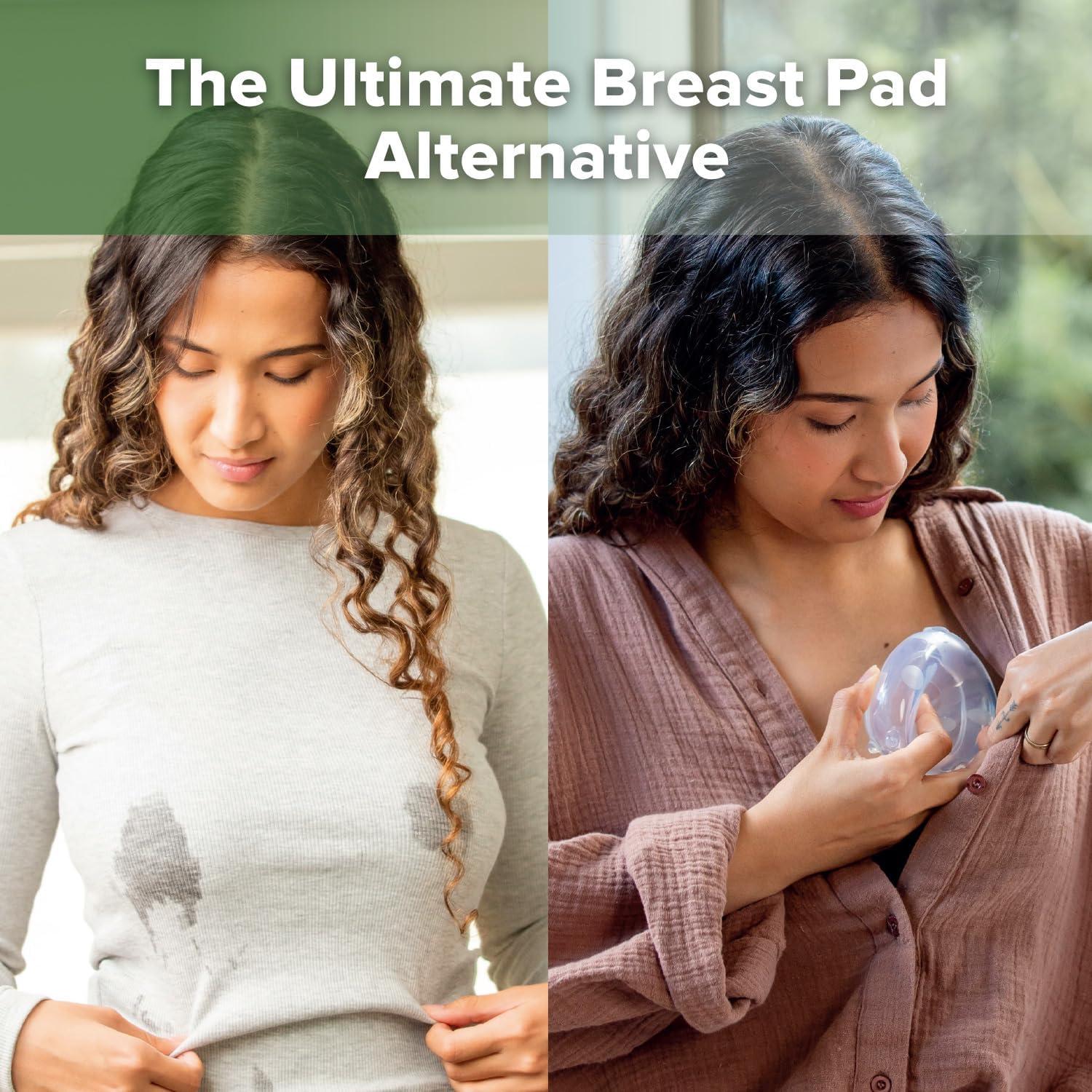 image:imagehaakaa 150ml Manual Breast Pump with Leakproof Silicone Lid and 75ml Wearable Ladybug Breast Milk Collector Combo New Breastfeeding Gift54 Ounce