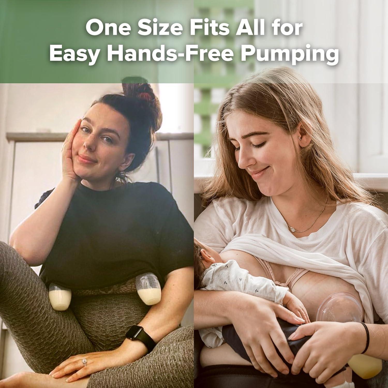 image:imagehaakaa Manual Breast Pump 5oz150ml amp Silicone Colostrum Collector Kit ReadytoUse Pack 01oz4ml 6pcs4 Ounce 100 ml
