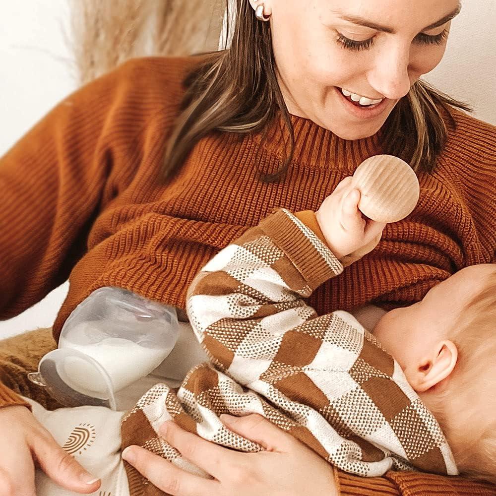 image:imagehaakaa Manual Breast Pump 5oz150ml amp Silicone Colostrum Collector Kit ReadytoUse Pack 01oz4ml 6pcs5 Ounce 150 ml