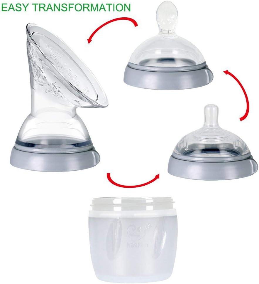 image:imagehaakaa Manual Breast Pump Breast Milk Catcher Gen 3 MultiFunctional Breastfeeding Set 54oz