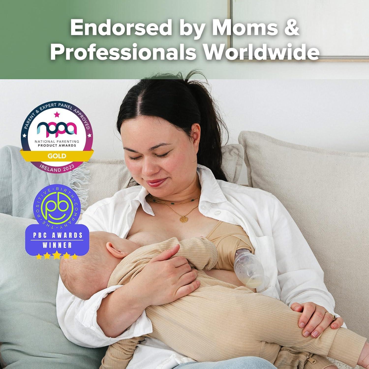 image:imagehaakaa Manual Breast Pump for Breastfeeding Silicone Clear 4oz100ml1 Count Pack of 1G2 4 Ounce