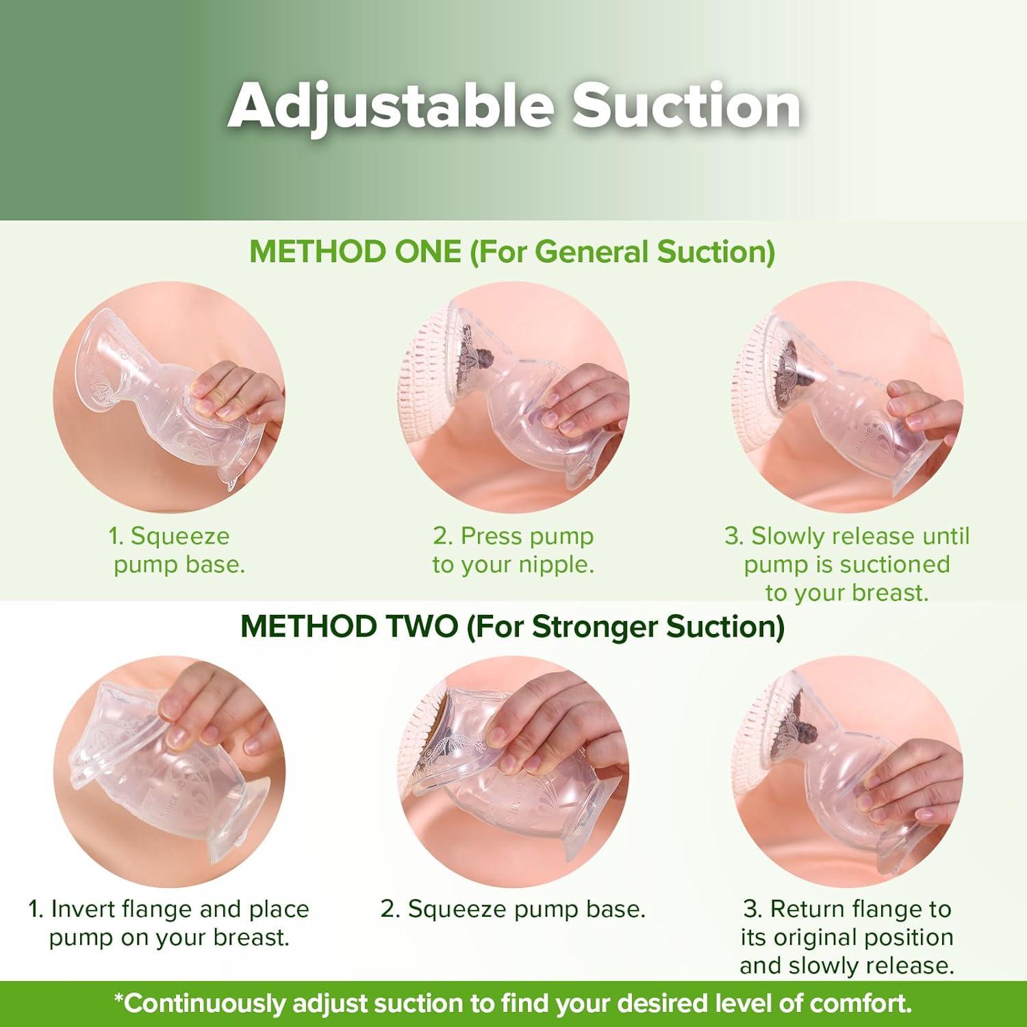 image:imagehaakaa Manual Breast Pump for Breastfeeding Silicone Clear 4oz100ml1 Count Pack of 1G2 5 Ounce