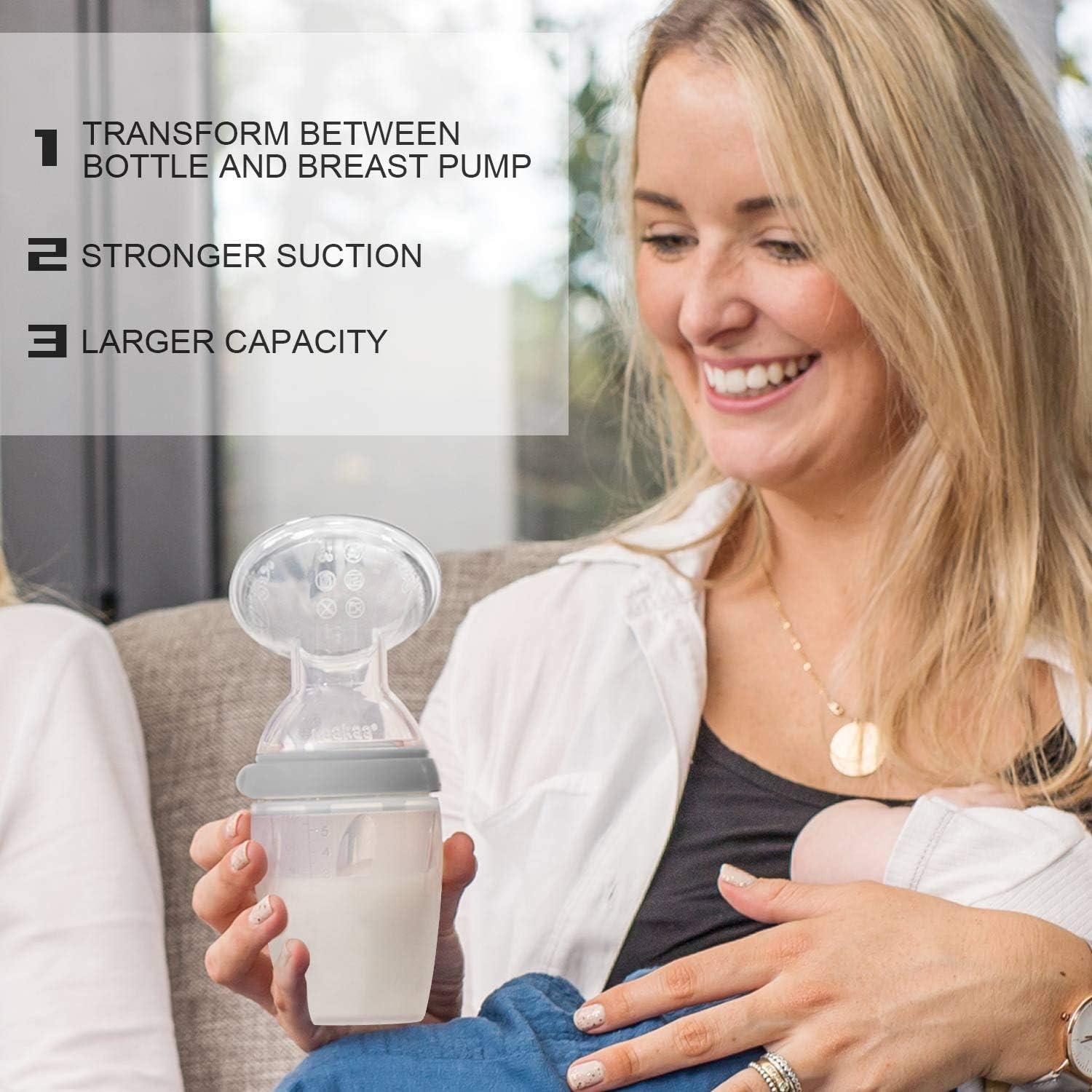 image:imagehaakaa Manual Breastpump Breast Milk Saver Gen 3 MultiFunctional Breastfeeding Set 8oz250ml