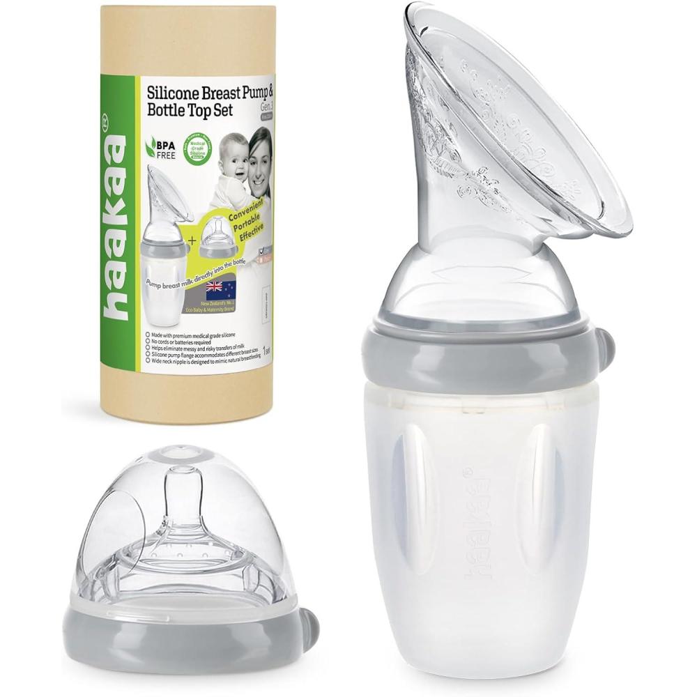 image:imagehaakaa Manual Breastpump Breast Milk Saver Gen 3 MultiFunctional Breastfeeding Set 8oz250ml