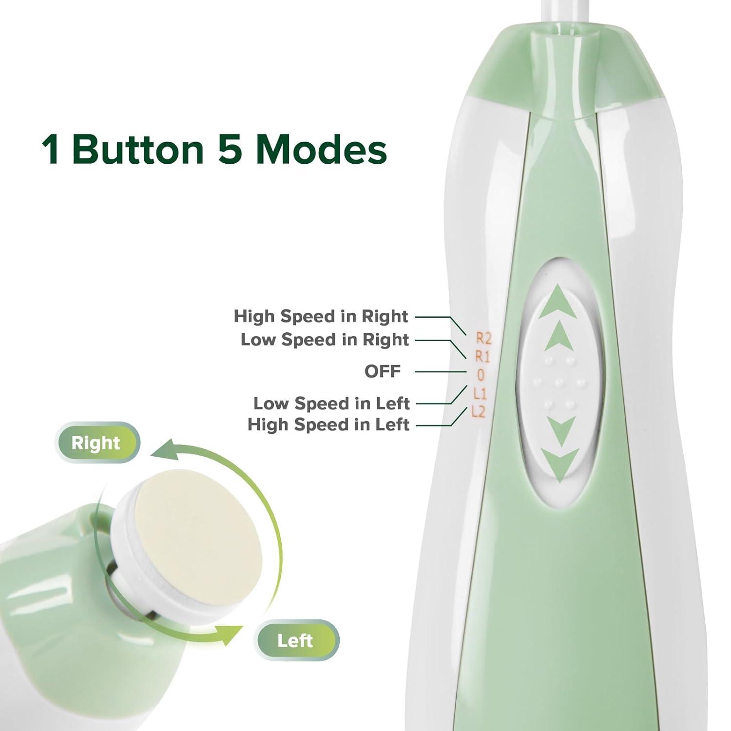 image:imagehaakaa Baby Nail Trimmer Electric Baby Nail Clippers Kit for Newborn Toddler or Adults Fingernails and Toenails Care Baby Nail Care Set amp Extra 4 Replacement Pads ComboMeadow