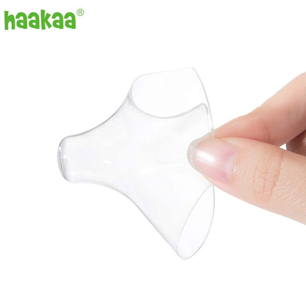 image:imagehaakaa Nippleshield Silicone Nipple Shields for Breastfeeding with Carry Case UltraThin SuperSoft 18mm 2pk18mm