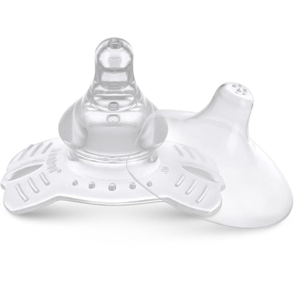 image:imagehaakaa Nipple Shields for Nursing Breastfeeding Nipple Shield with Carry Case Combo Butterfly Base amp UltraThin 2pc