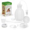 image:imagehaakaa Supplemental Feeding Tube amp Pouch Set Baby Supplemental Nursing System SNS Breastfeeding System Food Grade Silicone New Upgraded Design with Dual Tube Flow Control