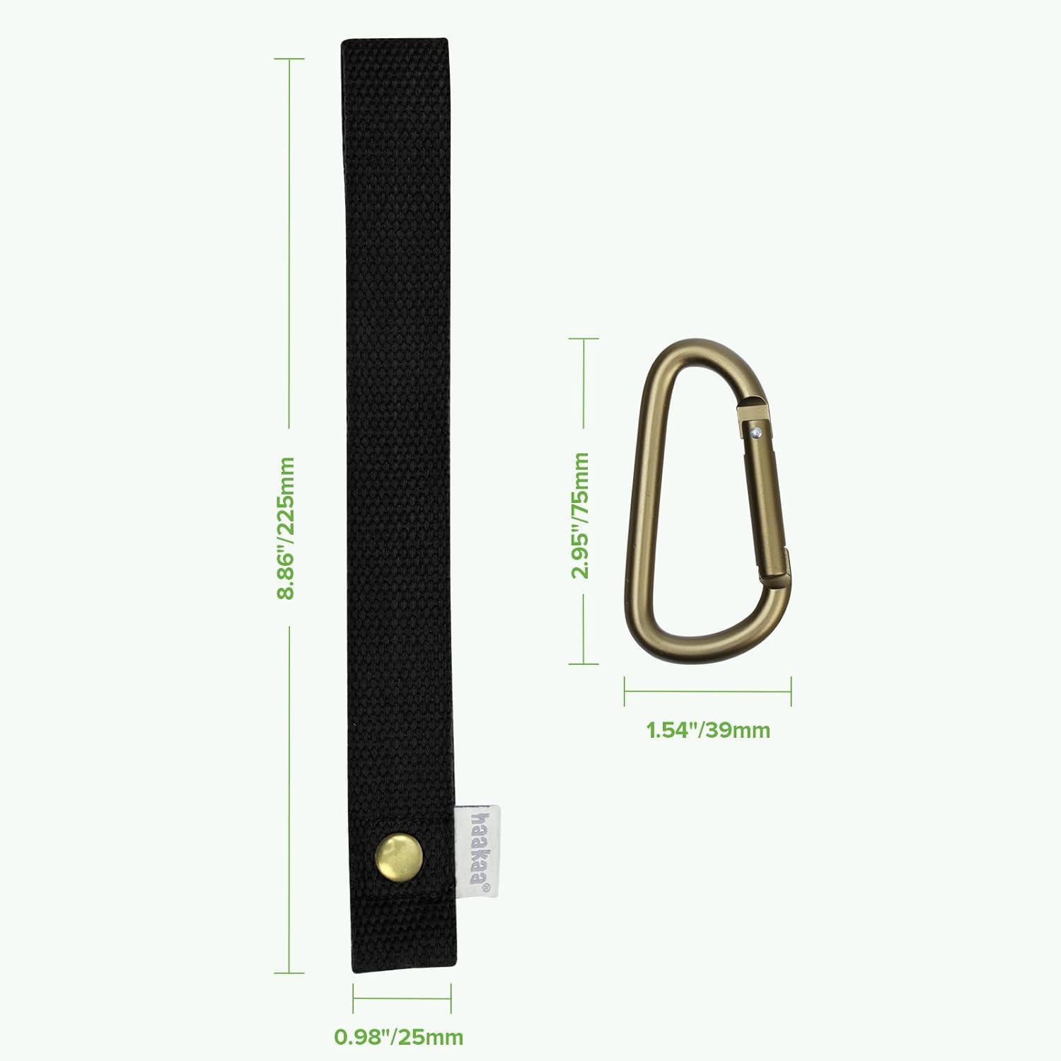 image:imagehaakaa Baby Stroller Hooks for BagsUniversal Stroller Clips and Hooks NonSlip with OneHand Opening Multipurpose Stroller Straps for Diaper Bags Backpacks Bikes amp Shopping Carts Black 2 PackBlack