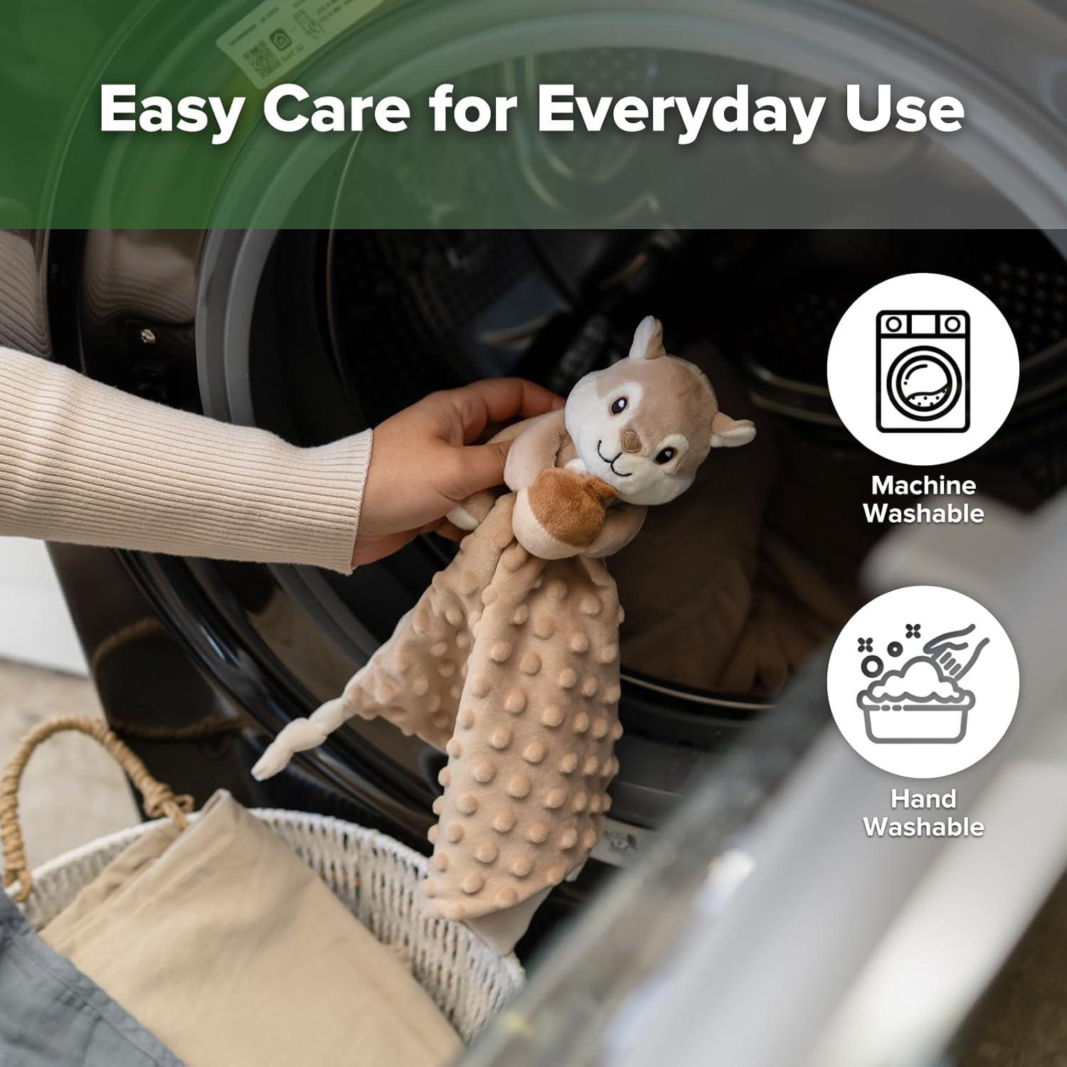 image:imagehaakaa Bunny Baby Security Blanket Ultra Silky SkinFriendly Loveys for Babies Snuggle Soft Baby Toy Stuffed Animals Essentials for Newborn Boys and GirlsSquirrel