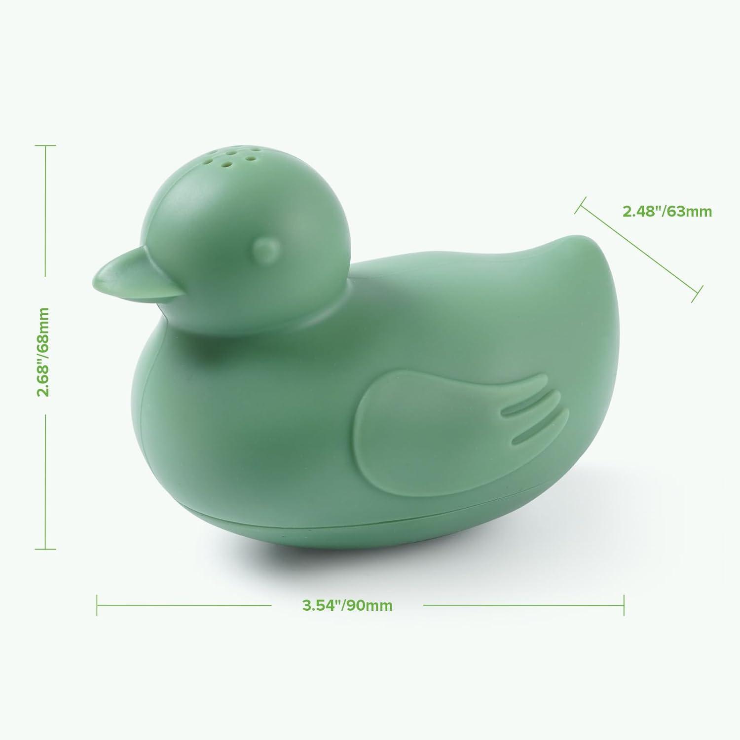 image:imagehaakaa Ocean Squirter Baby Bath Toy Mold Free Food Grade Silicone Bathtub Squirt Toys for Toddler 13 BPAFree Squeeze Floating Bath Tub Toys for Babies amp Infant 612 MonthsDinky Ducks