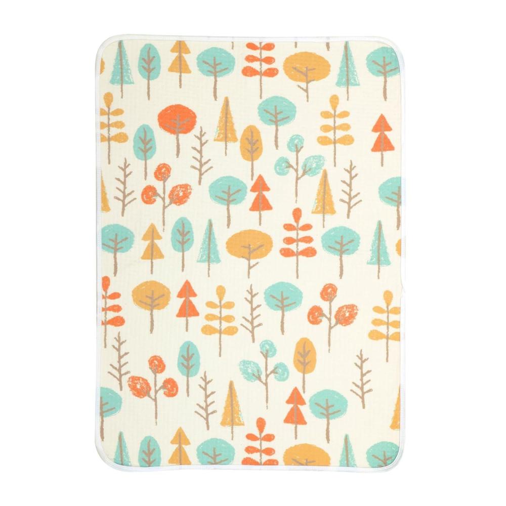 image:imagehaakaa Waterproof Changing Pad Liners 100 Cotton Soft amp Breathable 1pc 195 x 275 Dino LandAutumn Glade
