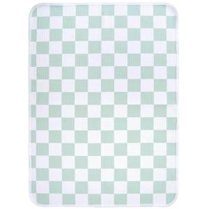 haakaa Waterproof Changing Pad Liners, 100% Cotton, Soft & Breathable (1pc, 19.5″ x 27.5″ Dino Land)(Checkered Days)