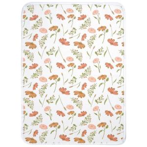 haakaa Waterproof Changing Pad Liners, 100% Cotton, Soft & Breathable (1pc, 19.5″ x 27.5″ Dino Land)(Velvet Bloom)
