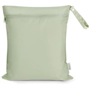 haakaa Waterproof Wet Bags for Baby Wet Dry Bags for Cloth Diaper, Swimsuit & Travel, 2pcs, Grass(Grass)