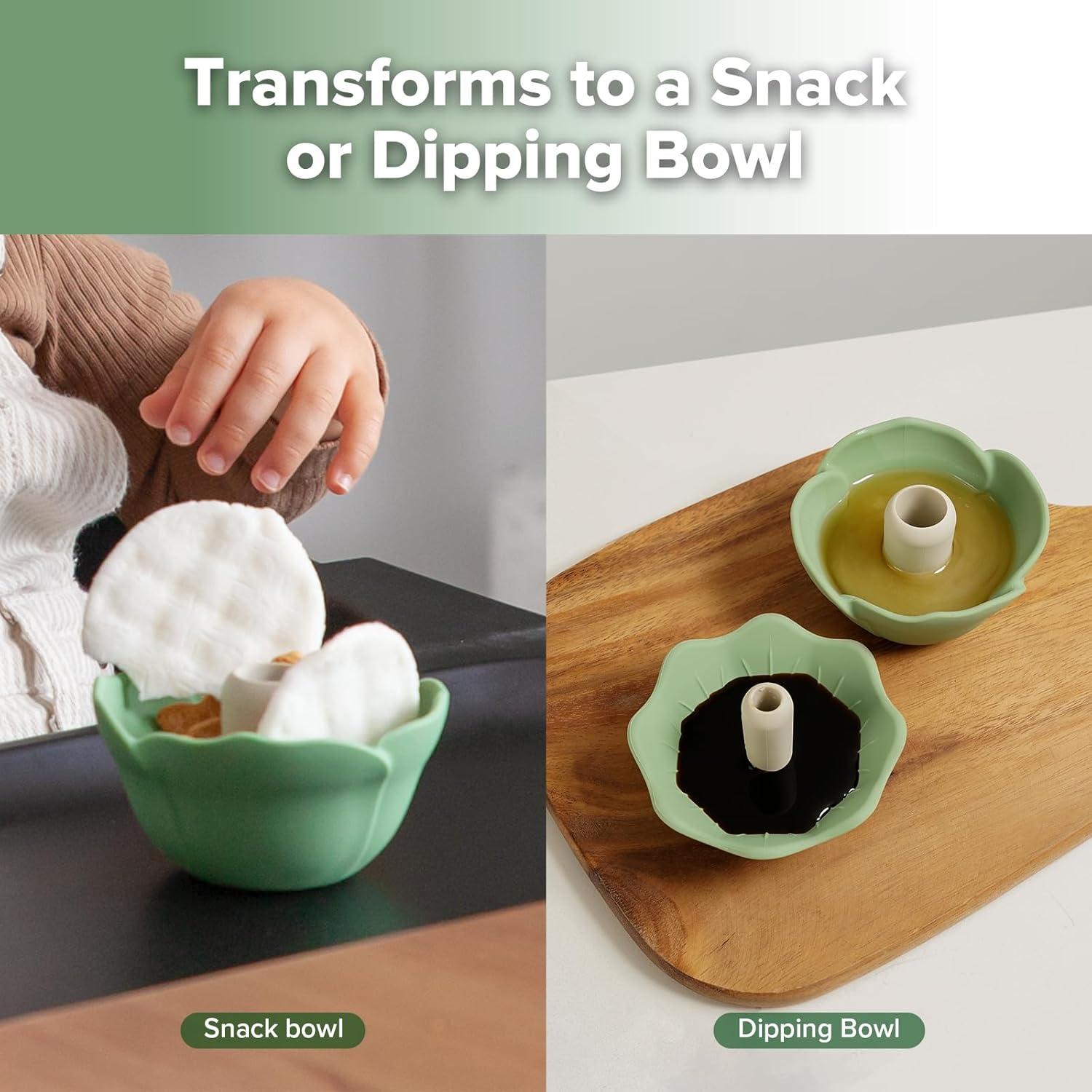 image:imageHaakaa Silicone Flower Funnel Set DualSize Silicone Funnels for Kitchen Use Small Funnels for Filling Bottles Compatible with Haakaa PouchesSpring Green