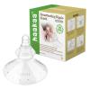 image:imagehaakaa Nippleshield Silicone Nipple Shields for Breastfeeding with Carry Case SuperSoft 1pk