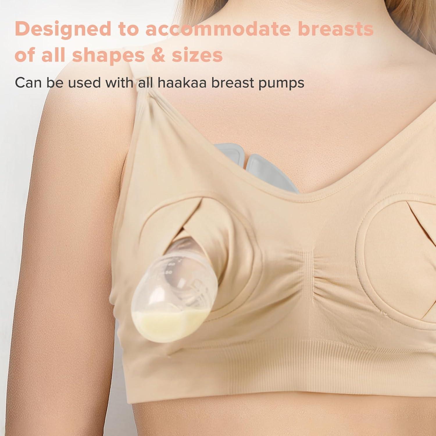 image:imageHaakaa Breast Therapy Packs Breast Ice Packs Breast Heating Pad Breastfeeding Essentials Improve Milk Flow Reduces Pain Relieve Blockages amp Mastitis 2pk Grey