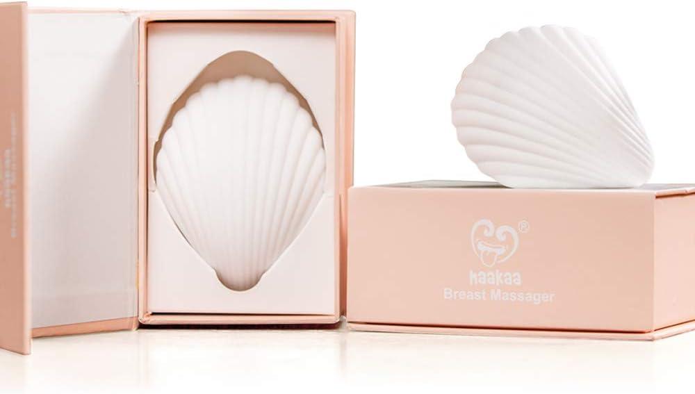 image:imagehaakaa Breast MassagerLactation Support for Clogged DuctEngorgementMastitisBreastmilk Flow Nursing amp Pumping MomsUSB RechageableWaterproof Silicone Shell