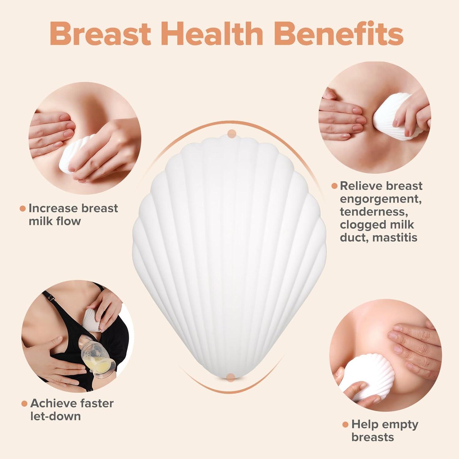 image:imagehaakaa Lactation Massager Personal Massager for Women Waterproof amp USB Charging Breastfeeding Support for Improve Milk NMSMHK057 0