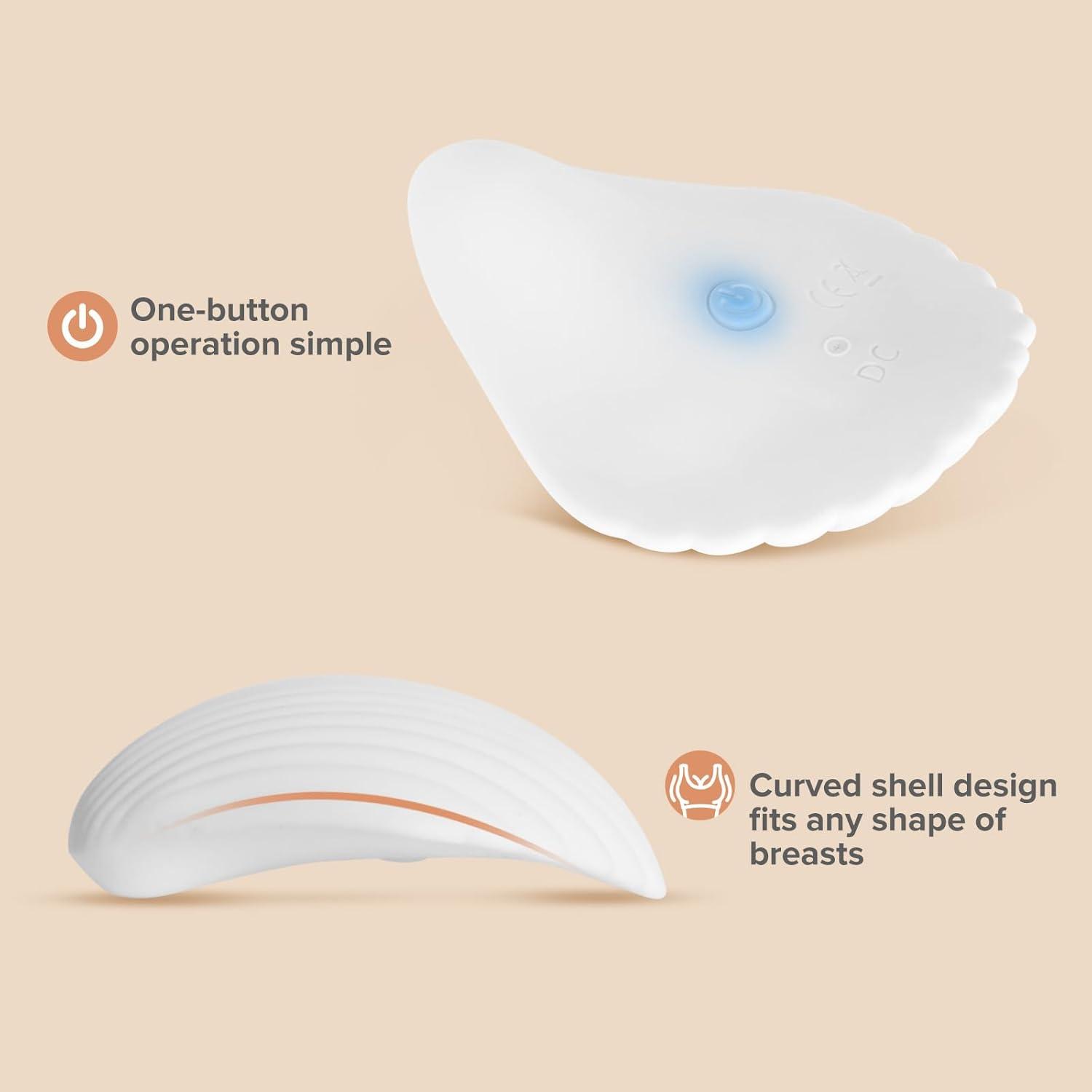 image:imagehaakaa Lactation Massager Personal Massager for Women Waterproof amp USB Charging Breastfeeding Support for Improve Milk NMSMHK057 0
