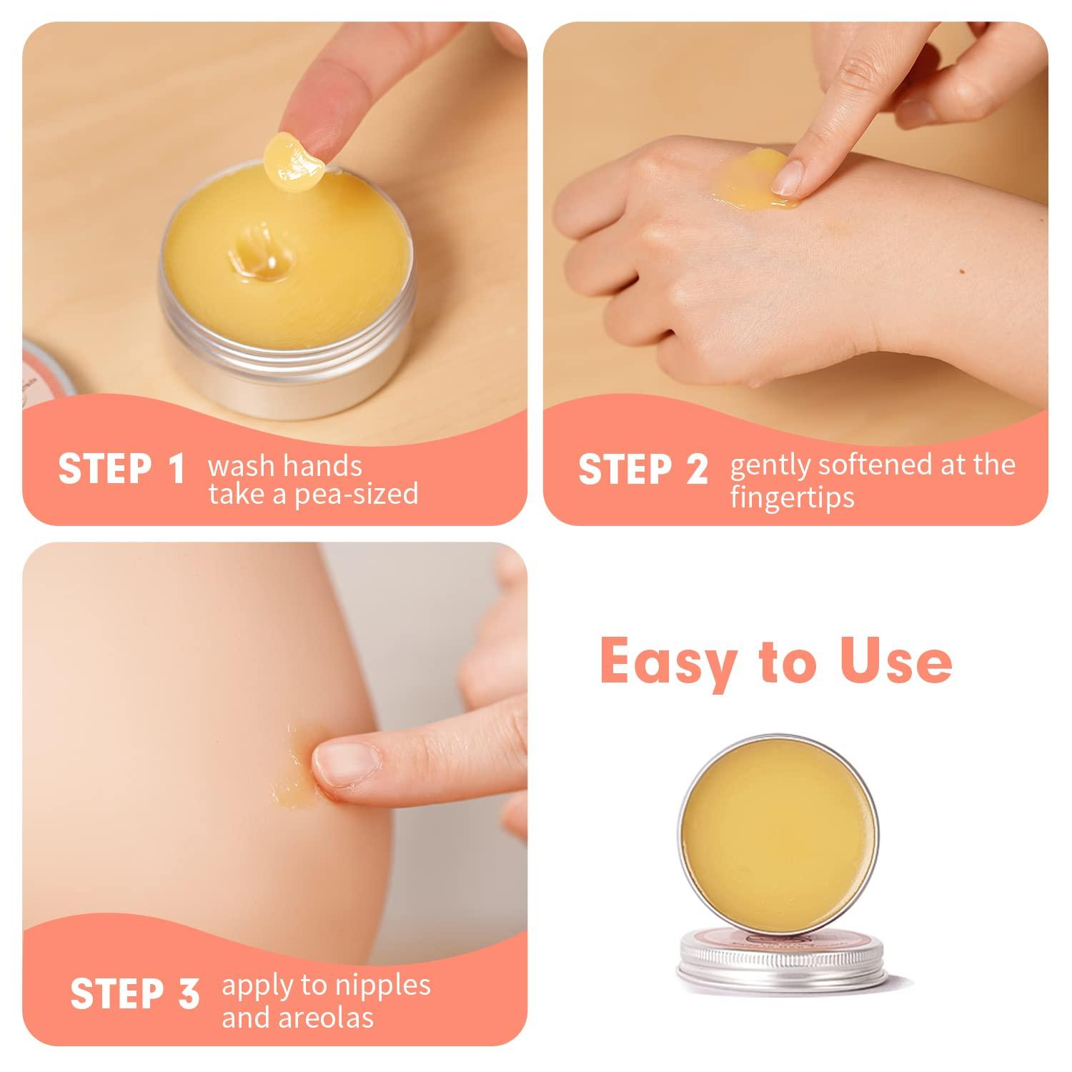 image:imagehaakaa Lanolin Nipple Cream 176 oz Nipple Butter Breastfeeding Cream Soothing Protection Safe for Nursing Mom and Baby Made in New Zealand