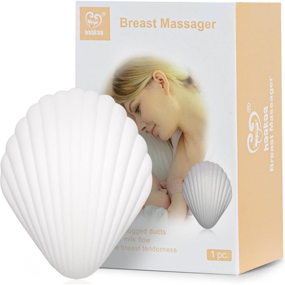 image:imagehaakaa Lactation Massager Personal Massager for Women Waterproof amp USB Charging Breastfeeding Support for Improve Milk NMSMHK057 0