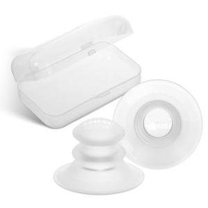 haakaa Silicone Nipple Corrector for Flat, Short or Inverted Nipples, Inverted Nipple Corrector for Breastfeeding with 22mm Inner Diameter and Portable Storage Case