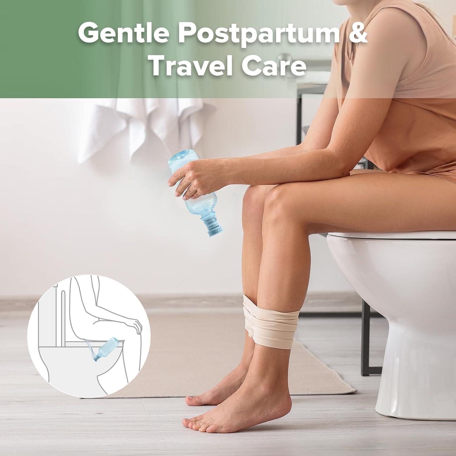 image:imageHaakaa Portable Bidet for Travel Camping or Backpacking Handheld Bidet for Women amp Men Postpartum Care amp Recovery Sprayer for Moms Fits Most Plastic Water Bottles Ice BlueIce Blue