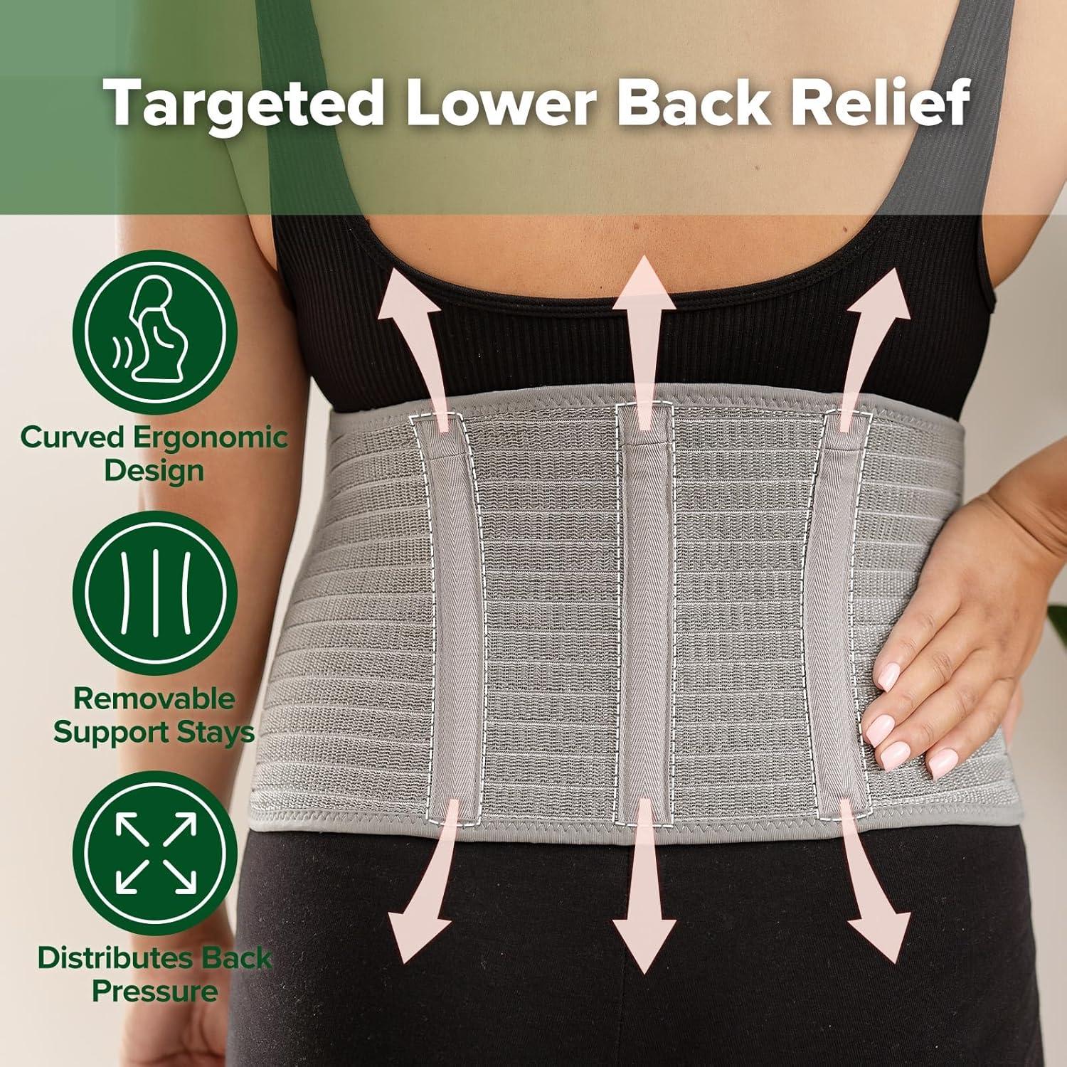 image:imagehaakaa Pregnancy Belly Band OnePiece Maternity Belt for Pregnant Women Breathable Belly Support Band for Back amp Pelvic Pain Relief Easy to Wear for Everyday Comfort MMedium