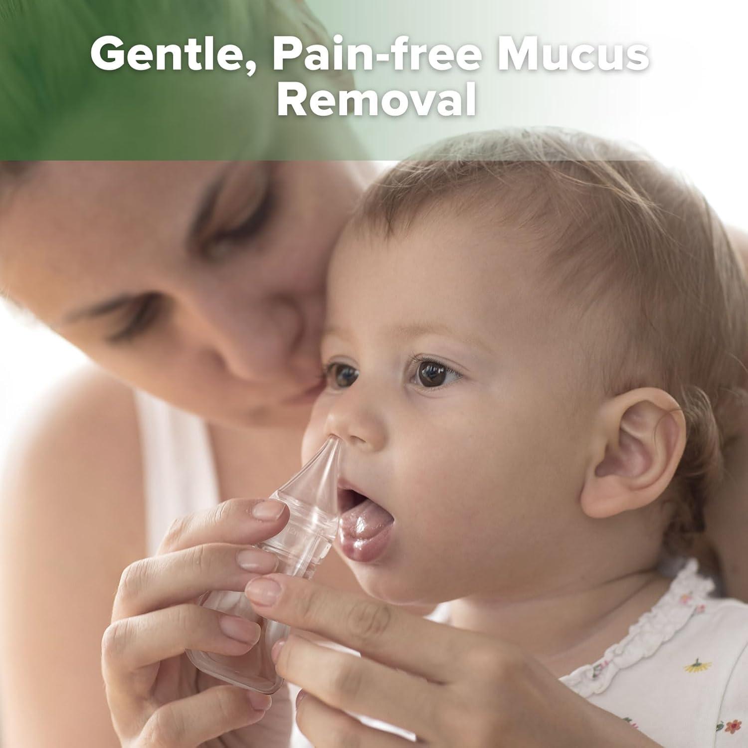 image:imageHaakaa Silicone Baby Nasal Aspirator Nose Bulb Syringe EasySqueezy Baby Nose Cleaner Newborn Infant ampToddler BPA Free Silicone1 Tip