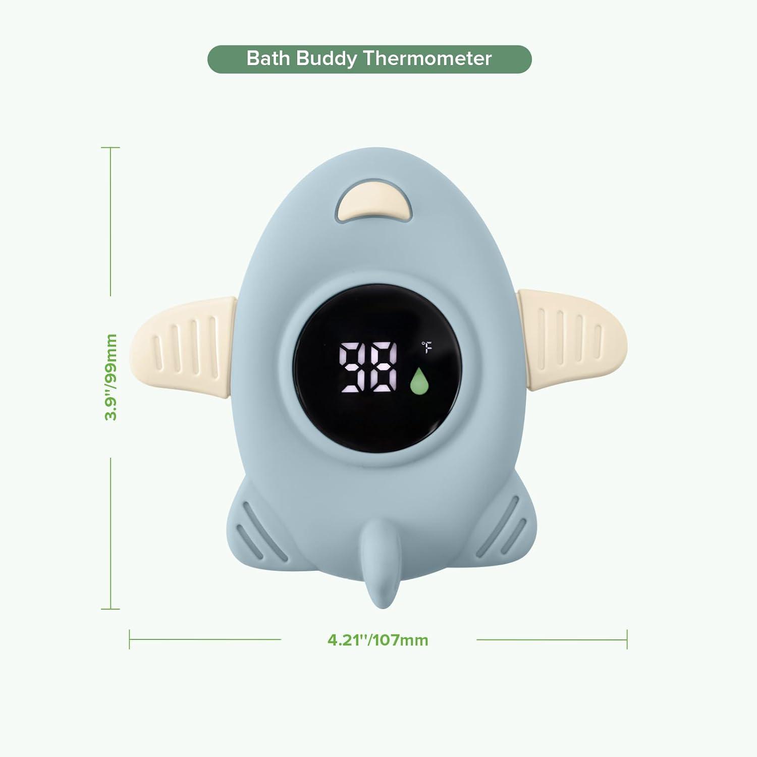 image:imageHaakaa Silicone Baby Bath Thermometer Water Temperature Thermometer for Baby Safety Floating Infant Bath tub Temp Thermometer for Newborns amp Toddlers StarfishJet