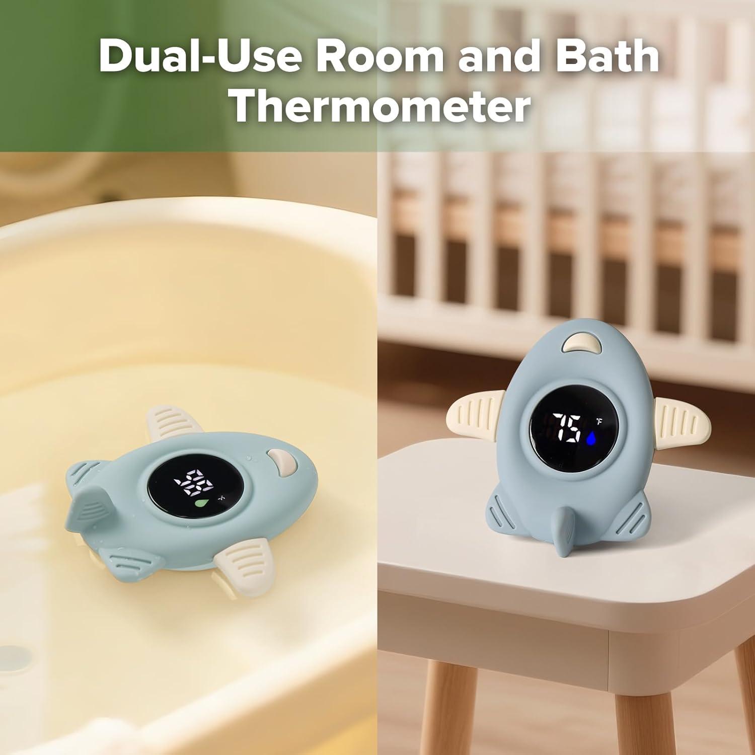 image:imageHaakaa Silicone Baby Bath Thermometer Water Temperature Thermometer for Baby Safety Floating Infant Bath tub Temp Thermometer for Newborns amp Toddlers StarfishJet