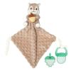 image:imagehaakaa Security Blanket with Baby Teething Toys Freezer Teethers for Teething Relief Soft Baby Lovey for Comfort